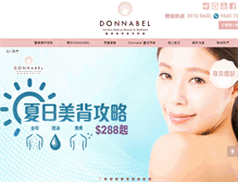 Tablet Screenshot of donnabel.com